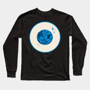 Blue Disco Ball Long Sleeve T-Shirt
